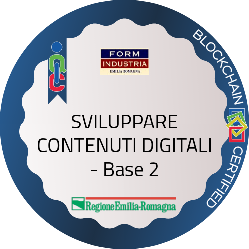 SVILUPPARE CONTENUTI DIGITALI - Base 2